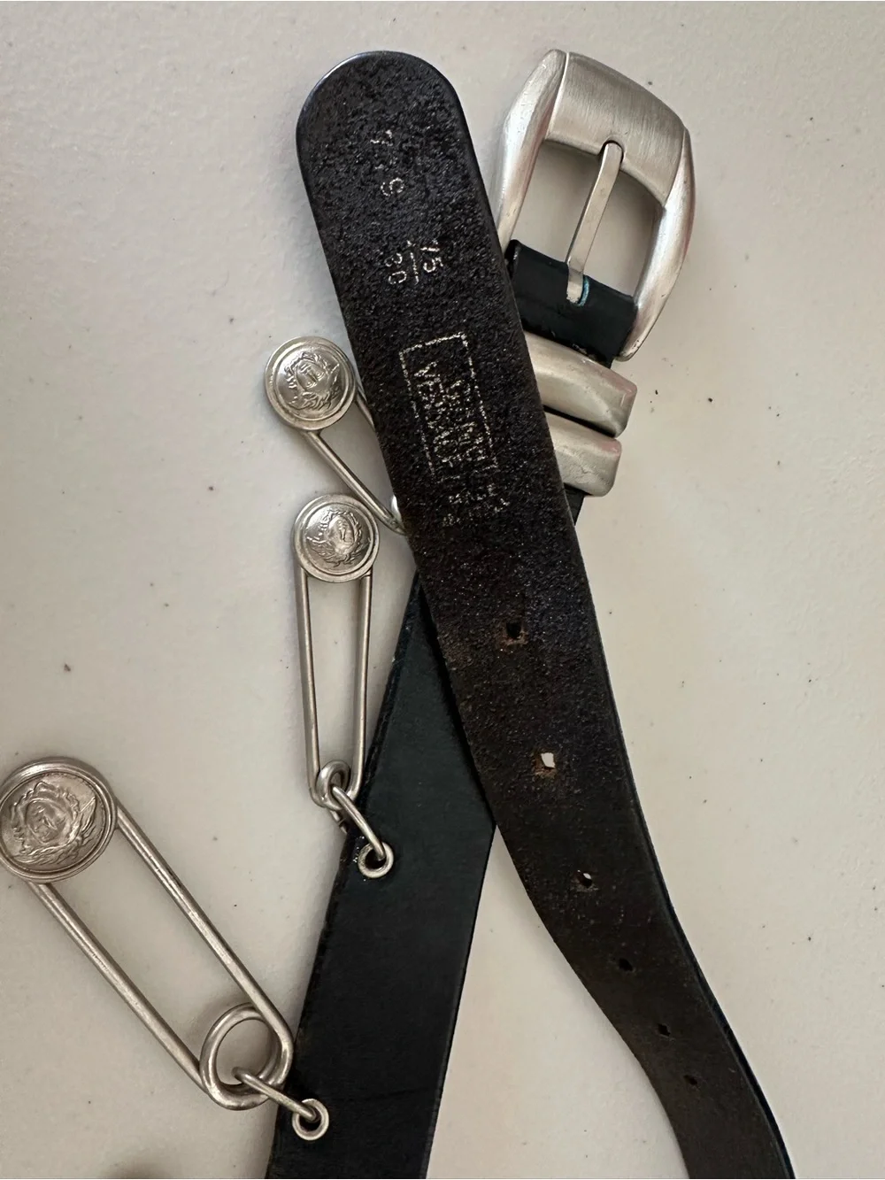 Vintage Gianni Versace Safety Pin Belt